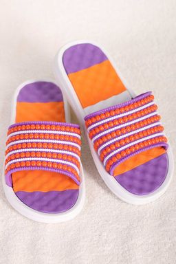 Шлепанцы оранжевые