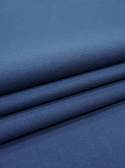 Вареный (стираный) хлопок цв.Св.джинсово-синий, ш.2.5м, хлопок-100%, 110гр/м.кв - Купава фото 3