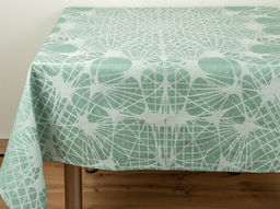 Скатерть 16С383-ШР 150*150 "Кружево" цв.47 зеленый рис 151