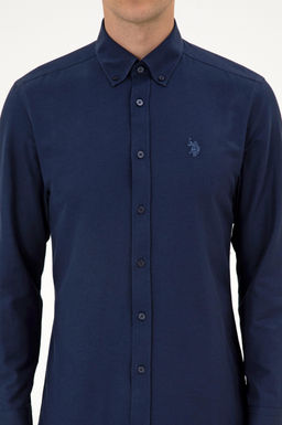 Erkek Lacivert Uzun Kollu Basic G_mlek Sepette S_rpriz _ndirim - U.s. polo assn фото 6