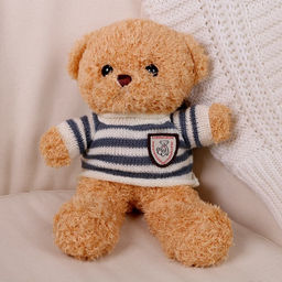 Мягкая игрушка «Медведь» в кофте, 28 см, цвет бежевый