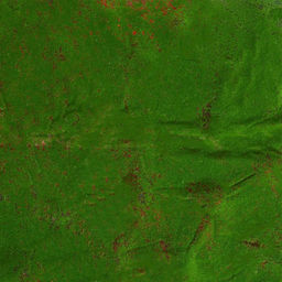 Мох искусственный, декоративный, полотно 1×1 м, рельефный, камни, Greengo