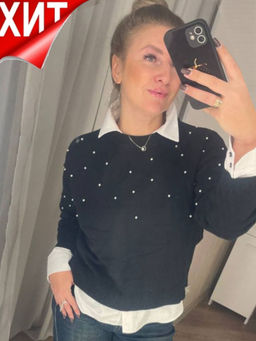 Джемпер P522-1506 black