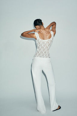 TRF WIDE-LEG LOW-RISE JEANS - Zara фото 44