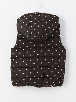 Kap??onlu Puantiyeli K?z ?ocuk ?i?me Yelek - Waikiki фото 2