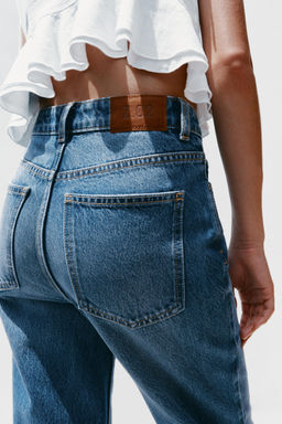 Z.02 STRAIGHT HIGH-WAIST ANKLE JEANS - Zara фото 15