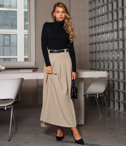 Водолазка #КТ9037, чёрный