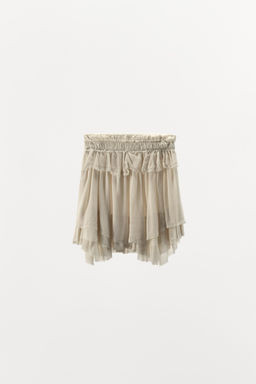 LIMITED EDITION GEORGETTE RUFFLE SKIRT - Zara фото 7