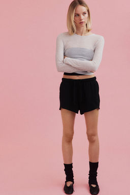 Pantalon corto en sudadera - H&m фото 3