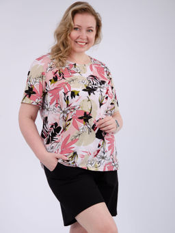 Костюм "Николь 2" листья, трикотаж