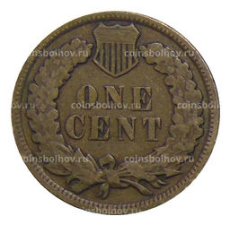 Монета 1 цент 1906 года США