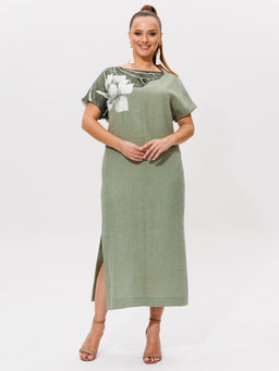 Платье Galean Style 974 хаки