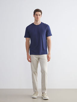 Bisiklet Yaka Penye Erkek Ti??rt