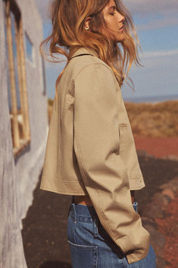 SHORT SHIRT-STYLE TRENCH COAT - Zara фото 4