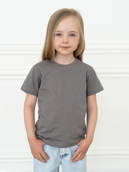 Футболка детская серая