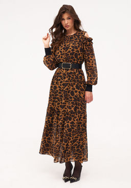 Платье KaVari 1067.1 леопард  фото 4