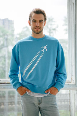 Свитшот мужской Sky - Captain's mate фото 4