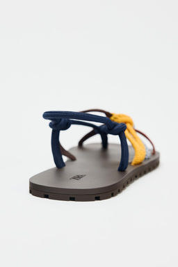 COLOURED STRAPPY SANDALS - Zara фото 5