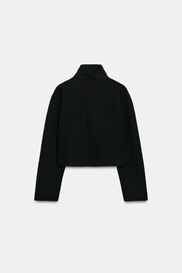 DOUBLE-BREASTED CROPPED JACKET - Zara фото 8