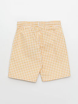 Beli Lastikli Ekose Desenli Erkek ?ocuk ?ort - Waikiki фото 2