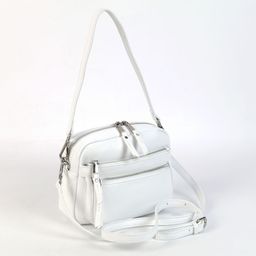 Женская кожаная сумка кросс-боди 20950 Вайт