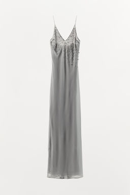 JEWEL STRAP GEORGETTE DRESS - Zara фото 6