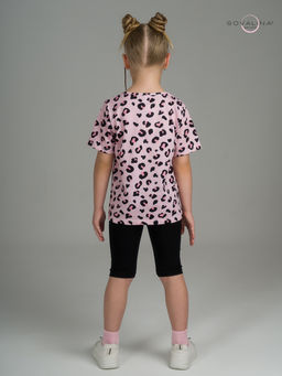 Костюм Актив нежный леопард-черный - Sovalina фото 29