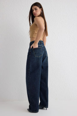 Ac?k Mavi Normal Bel Loose Baggy Jeans TWOSS25JE00063 - Trendyolmilla фото 12