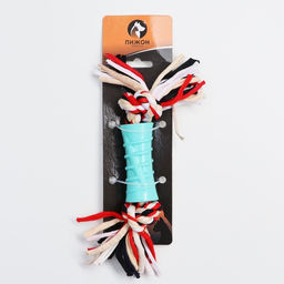 Игрушка-трубка с резьбой на канате Фонтан, трубка 7,5 см, микс цветов - Пижон фото 4