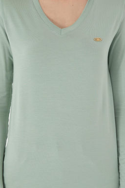 Kad_n Su Ye_ili Sweatshirt Sepette S_rpriz _ndirim - U.s. polo assn фото 13