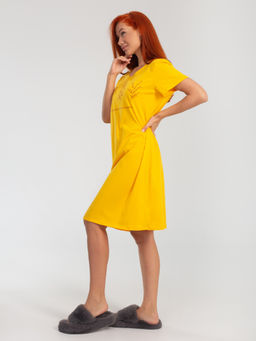 Платье женское кулирка "АСТРА" ЖЕЛТЫЙ