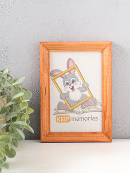 Фоторамка для фото 10×15 см Keep memories, Mira, дерево под орех, (пластиковый экран)