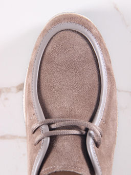 Мокасины 191.1607be. коричневый капучино замша