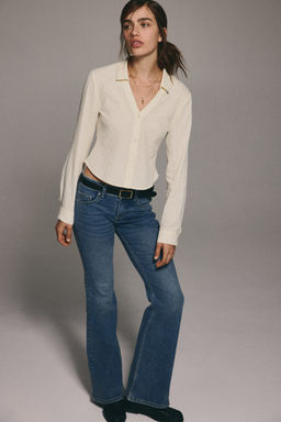 Camisa cropped de algod?n - H&m фото 5