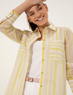 F_st_k Ye_ili Comfort Fit G_mlek Elbise - Pierre cardin фото 2