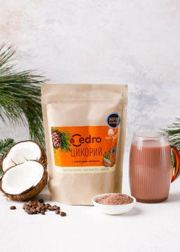 Кедровый напиток с цикорием и кокосовым молоком, 250 г