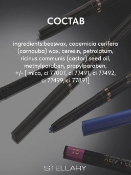 Stellary Автоматический карандаш для глаз Automatic eyeliner тон 11 лиловый  фото 8