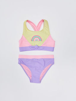 Bask?l? K?z ?ocuk Bikini