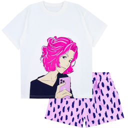 Комплект футболка кулирка, шорты футер 2х нитка петля 7010900101