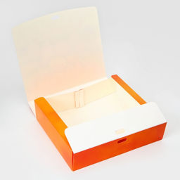 Цена за 3 шт. Коробка подарочная новогодняя складная, упаковка, «Апельсины», 20×18×5 см