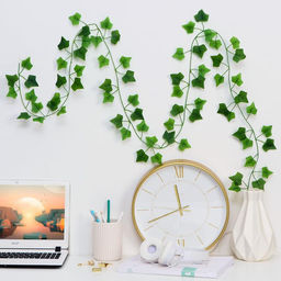 Цена за 7 шт. Лиана искусственная «Лист», 200 см