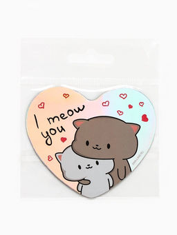 Цена за 4 шт. Магнит на холодильник Коты, голография, 7?6 см - Сима-ленд фото 5