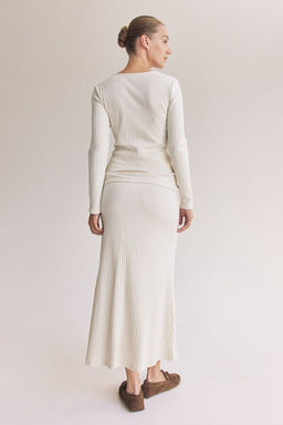 MAMA Falda en punto de canale - H&m фото 5