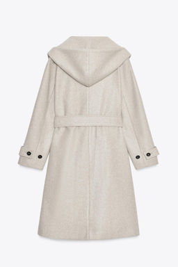 SOFT HOODED COAT