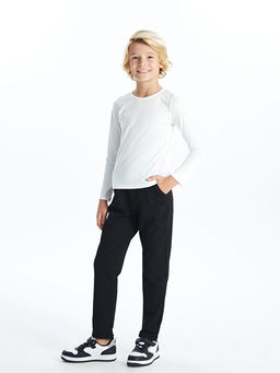 Beli Lastikli Dokulu Erkek ?ocuk Pantolon - Waikiki фото 4