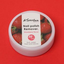 Цена за 2 шт. Салфетки для снятия лака, гель-лака, аромат клубники, 32 шт.