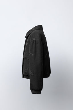 EMBROIDERED FLOWERS BOMBER JACKET - Zara фото 3