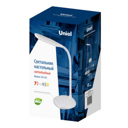 TLD-561 White/LED/450Lm/4500K Светильник настольный, 7W. Механический выключатель. Белый. ТМ Uniel - Volpe фото 13