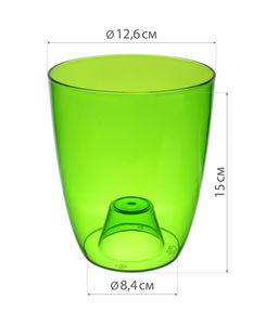 Кашпо ОРХИДЕЯ D-125 мм, арт.М3147 - Полимербыт фото 5