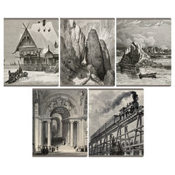 Тетрадь 48л. Greenwich Line "World classic" клетка (N5c48-58436) матовая ламинация, тиснение фольгой, блок 70г/м2